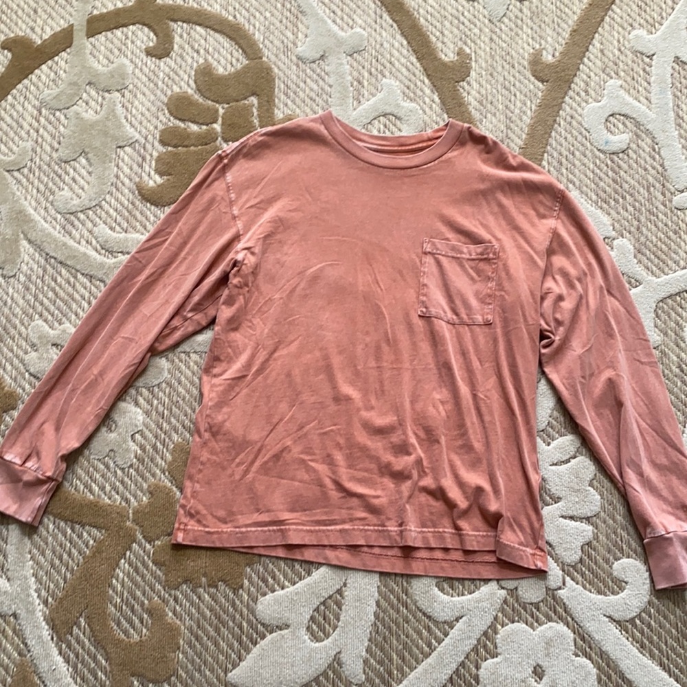 Men’s Abercrombie orange long sleeve